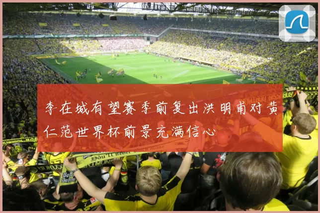 李在城有望赛季前复出洪明甫对黄仁范世界杯前景充满信心